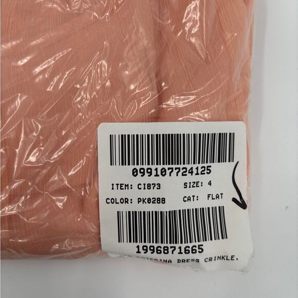 J.Crew Tiered ruffle dress in chiffon Glowy Peach - Picture 5 of 9